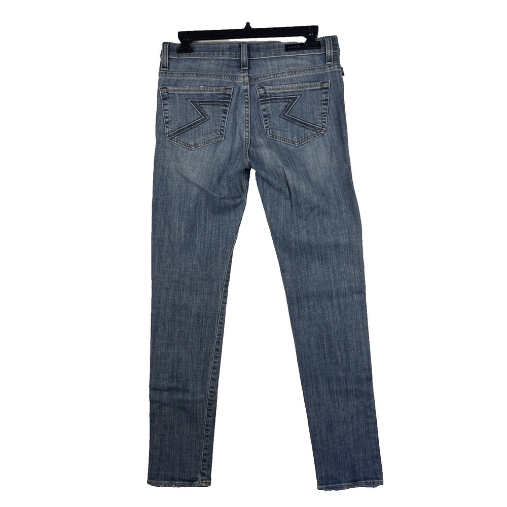 Rock&Republic Jeans Women's Size‎ 4M Berlin med Blue Low Rise Skinny